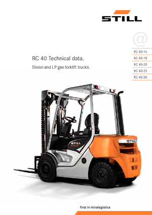 Stivuitoare frontale diesel Still RC 40-16