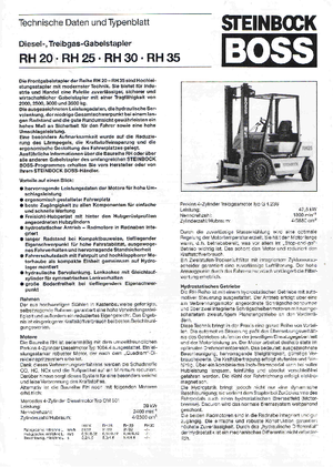 Stivuitoare frontale diesel Steinbock RH 30 D
