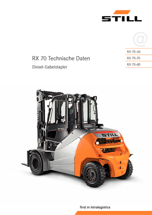 Stivuitoare frontale diesel Still RX 70-80