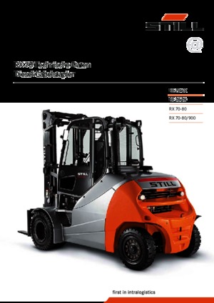 Stivuitoare frontale diesel Still RX 70-80/900