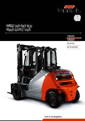 Stivuitoare frontale diesel Still RX 70-80/900