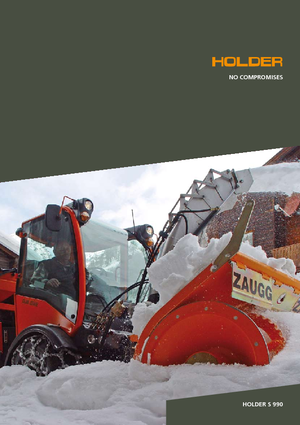 Vehicule municipale multifuncționale diesel Holder S 990