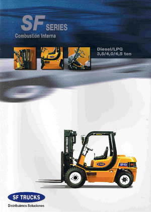 Stivuitoare frontale diesel Samsung SF 40 D