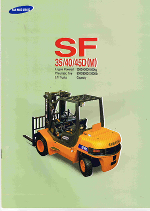 Stivuitoare frontale diesel Samsung SF 40 D