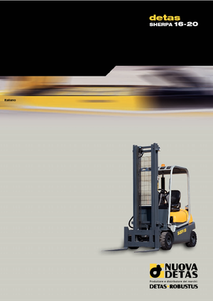 Stivuitoare frontale diesel Nuova Detas Sherpa 20