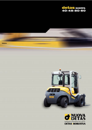 Stivuitoare frontale diesel Nuova Detas Sherpa 60