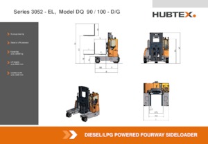 Încărcătoare laterale Diesel Hubtex DQ 100-D