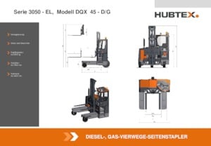 Încărcătoare laterale Diesel Hubtex DQX 45-G