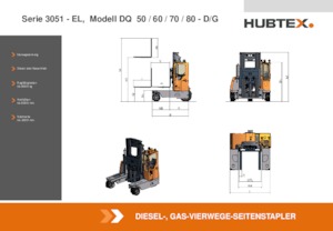 Încărcătoare laterale Diesel Hubtex DQ 80-D
