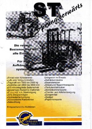 Stivuitoare montate pe camion Diesel Cangaru / Transmanut ST.30.5b.2528 D.Ra