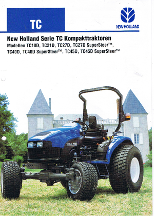 Vehicule municipale multifuncționale diesel New Holland TC 27 D