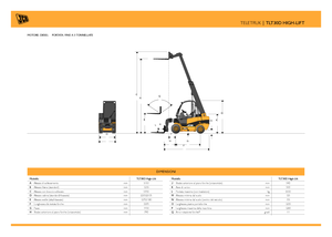 Telehandlere JCB TLT30
