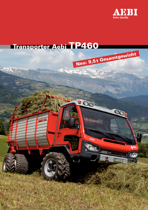 Vehicule municipale multifuncționale diesel Aebi TP 460