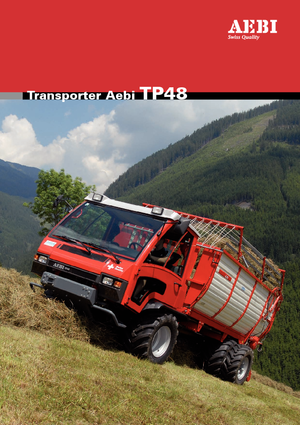 Vehicule municipale multifuncționale diesel Aebi TP 48