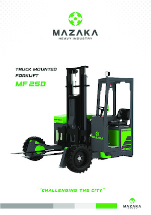 Stivuitoare montate pe camion Diesel MAZAKA MF 25D 