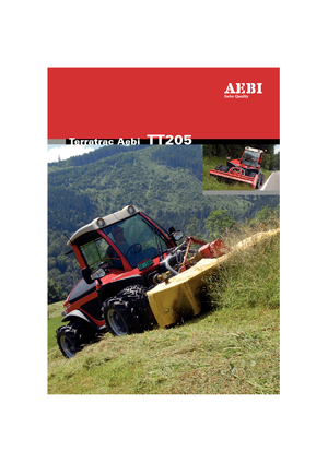 Vehicule municipale multifuncționale diesel Aebi TT 205