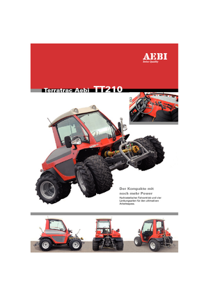 Vehicule municipale multifuncționale diesel Aebi TT 210