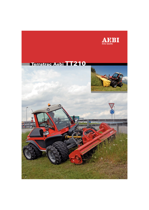 Vehicule municipale multifuncționale diesel Aebi TT 210