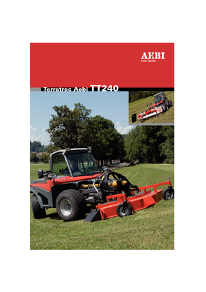 Vehicule municipale multifuncționale diesel Aebi TT 240