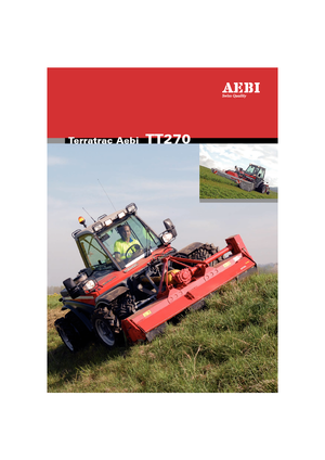 Vehicule municipale multifuncționale diesel Aebi TT 270