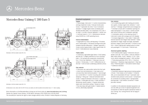 Vehicule municipale multifuncționale diesel Unimog U 300