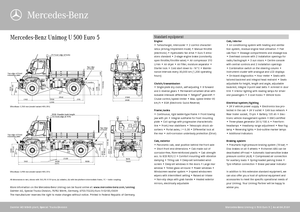Vehicule municipale multifuncționale diesel Unimog U 500