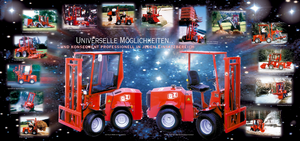 Vehicule municipale multifuncționale diesel Grünig Uni Truck 4 W 905