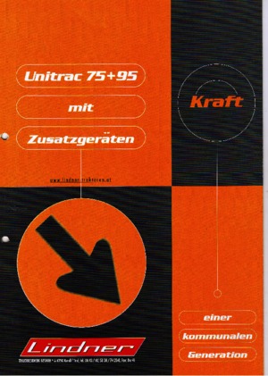 Vehicule municipale multifuncționale diesel Lindner Unitrac 75