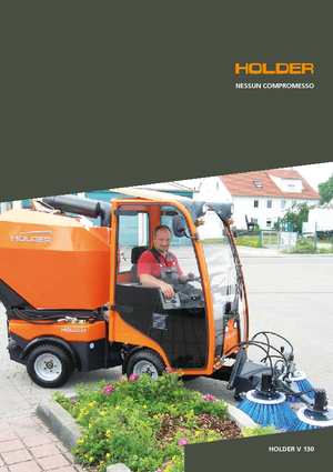 Vehicule municipale multifuncționale diesel Holder V 130