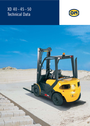 Stivuitoare frontale diesel OM XD 40