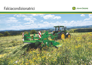 Cositori cu discuri atașate pe față, cu tambur de condiționare John Deere 131