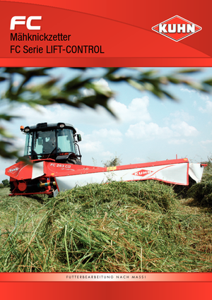 Cositori cu discuri atașate pe spate, cu tambur de condiționare Kuhn FC 243 R-GII