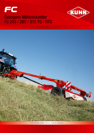 Cositori tractate cu discuri, cu tambur de condiționare Kuhn FC 313 RTG
