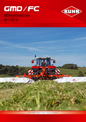 Cositori combinate cu discuri, cu tambur de condiționare Kuhn FC 883 FF-RA