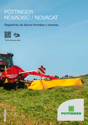 Cositori cu discuri atașate pe față, cu tambur de condiționare Pöttinger NovaCat 351 Alpha Motion ED