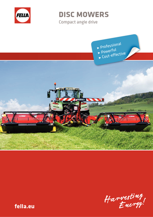 Cositori cu discuri atașate pe spate, cu tambur de condiționare Fella SM 310 TL-KC