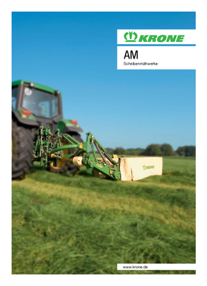 Cositori cu discuri atașate pe spate, fără tambur de condiționare Krone AM 283 S