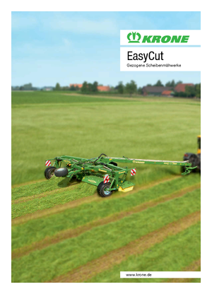 Cositori tractate cu discuri, fără tambur de condiționare Krone EasyCut 3200