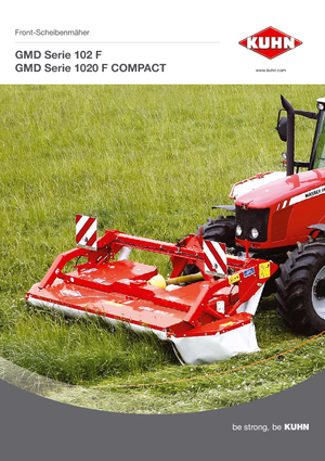 Cositori cu discuri atașate pe față, fără tambur de condiționare Kuhn GMD 702 F