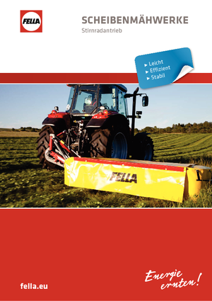 Cositori cu discuri atașate pe spate, fără tambur de condiționare Fella SM 208 InLine