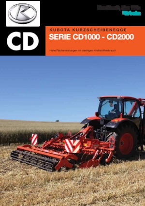 Grape cu disc-zinc Kubota CD1300