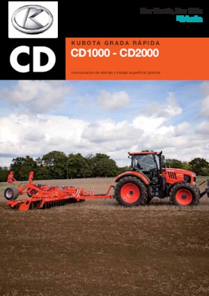 Grape cu disc-zinc Kubota CD2400F