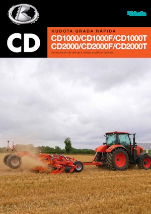 Grape cu disc-zinc Kubota CD2500T