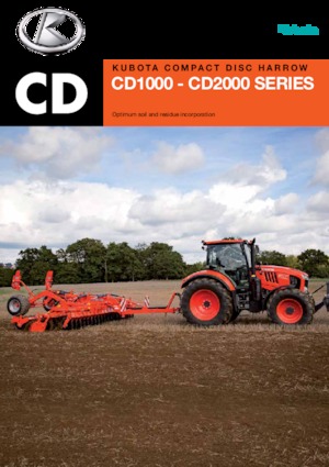 Grape cu disc-zinc Kubota CD2400F