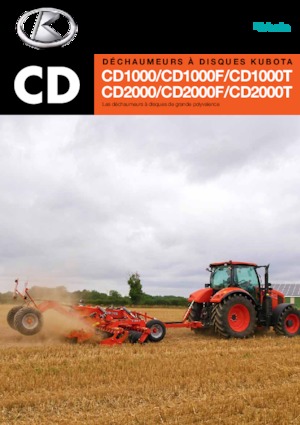Grape cu disc-zinc Kubota CD2400F
