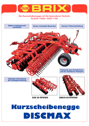 Grape cu disc-zinc Brix Discmax 40 RR Ø 600 & ZS