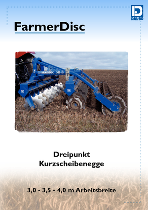 Grape cu disc-zinc DAL-BO FarmerDisc 300