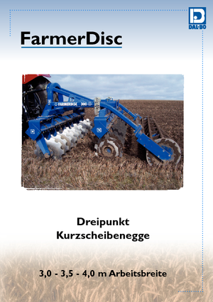 Grape cu disc-zinc DAL-BO FarmerDisc 400