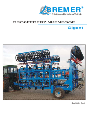 Grape cu disc-zinc Bremer Gigant GF 9