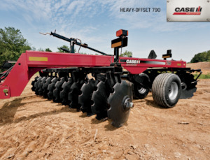 Grape cu disc-zinc Case IH Heavy-Offset 790